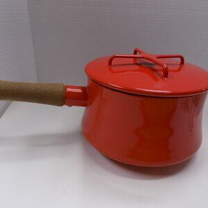 MCM DANSK Kobenstyle Red Enamel Pot 3 qt Jens Quistgaard IHQ France Retro